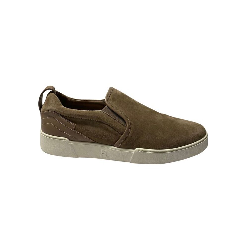 Paul Andrew Slip-On Sneakers n in Khaki Suede
